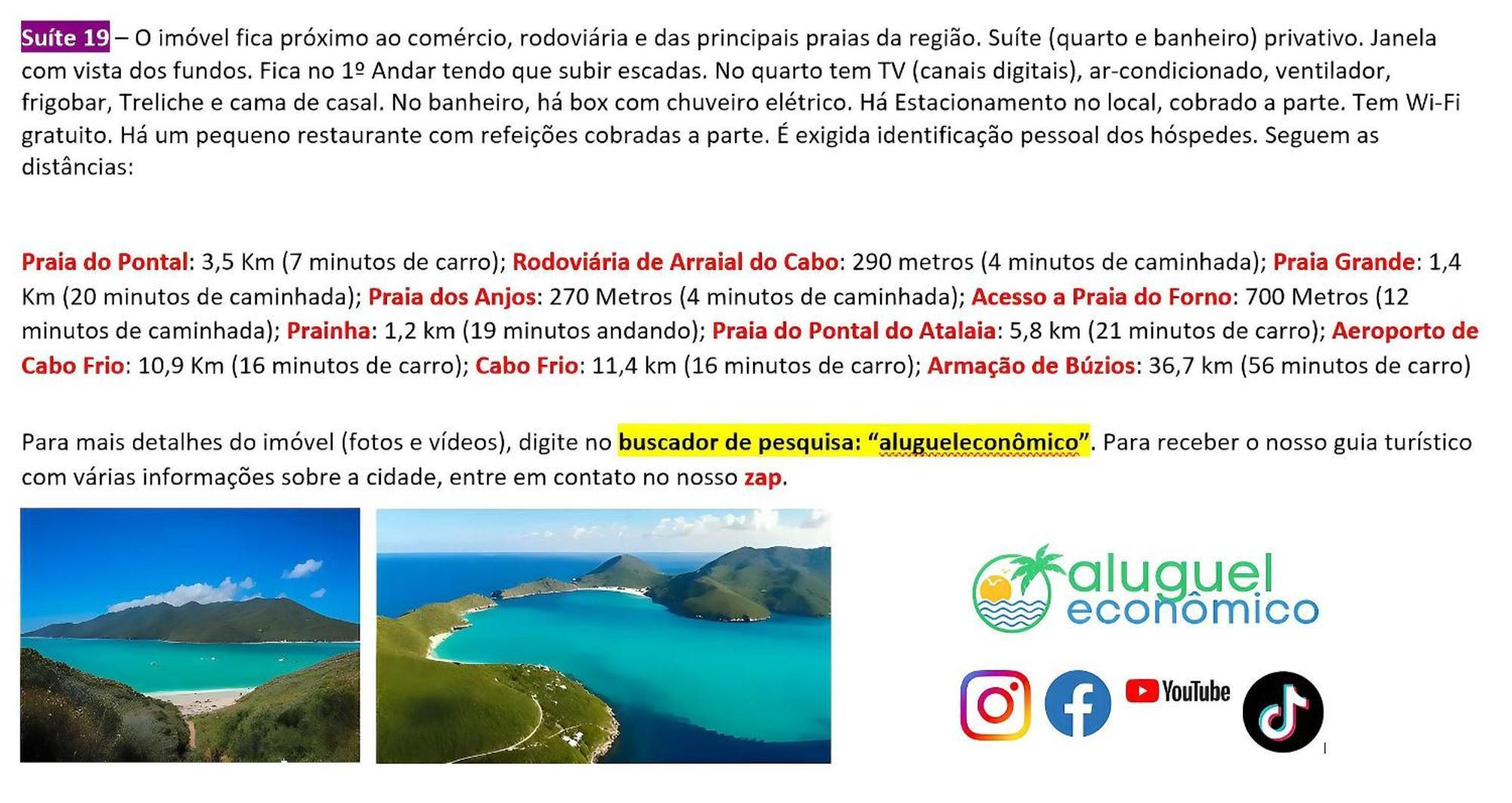 Arraial Do Cabo - Recanto Das Tartarugas - Aluguel Economico Bagian luar foto